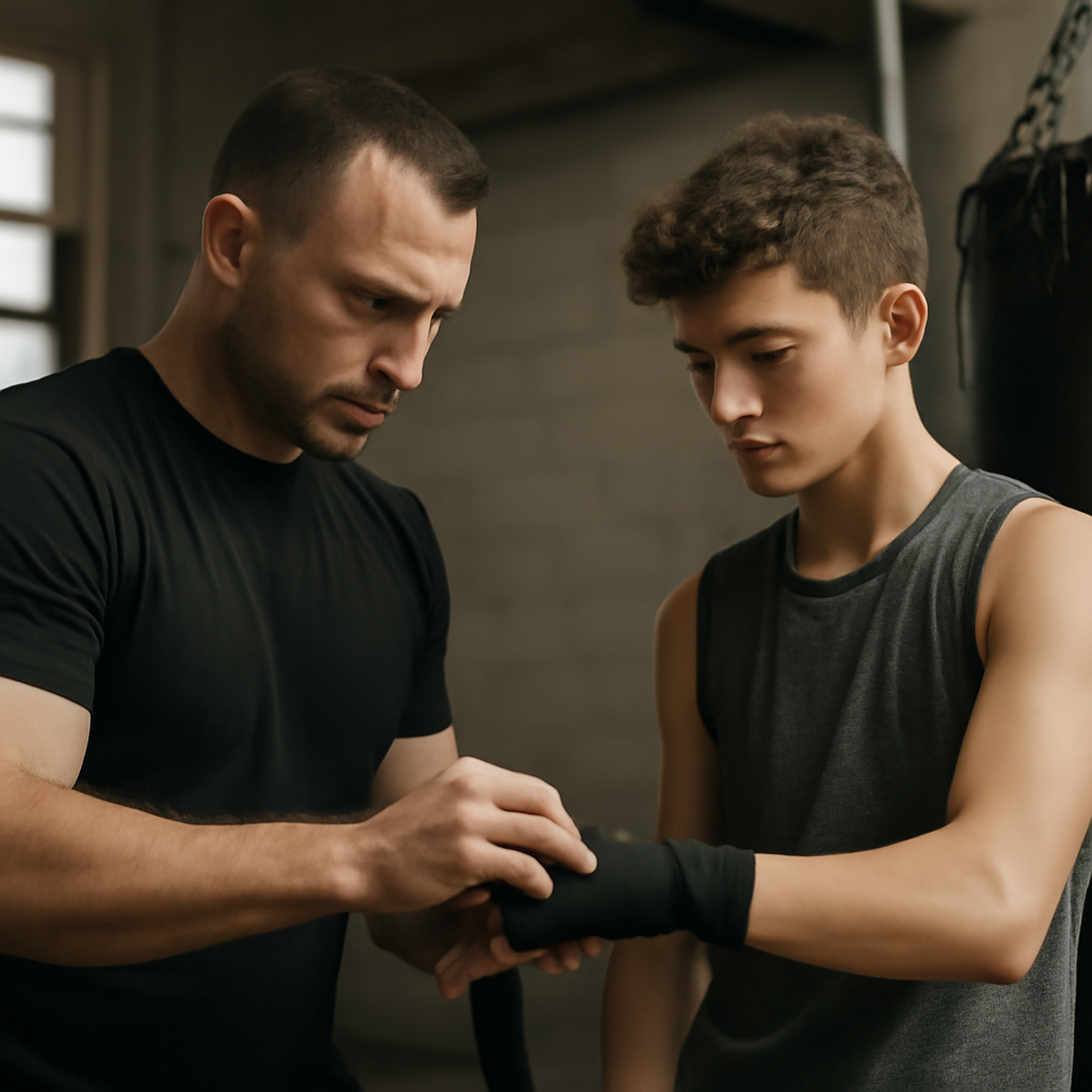 bandagem muay thai